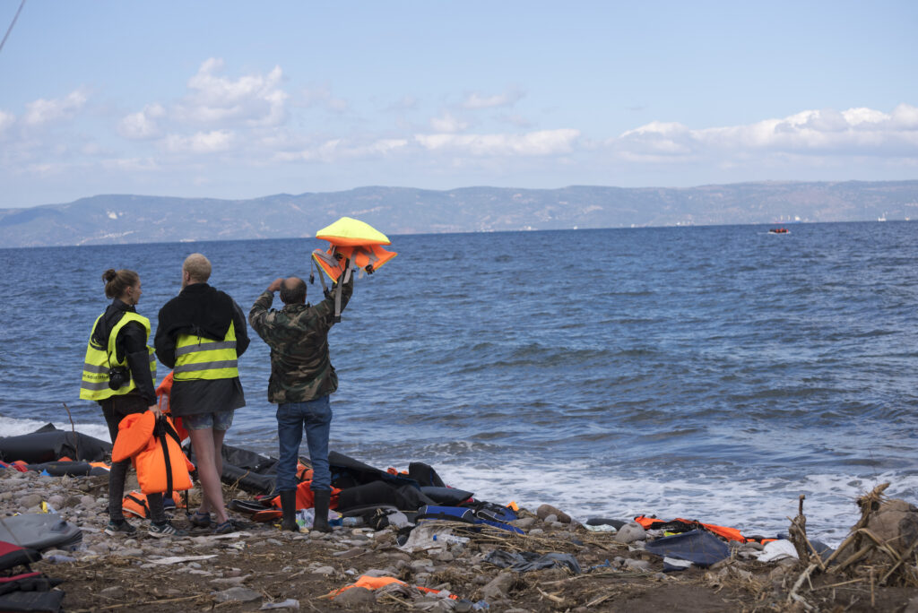 Search and Rescue operators in Lesvos, Greece