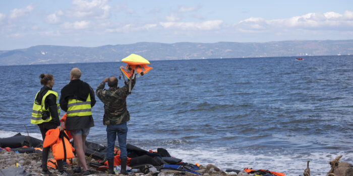 Search and Rescue operators in Lesvos, Greece