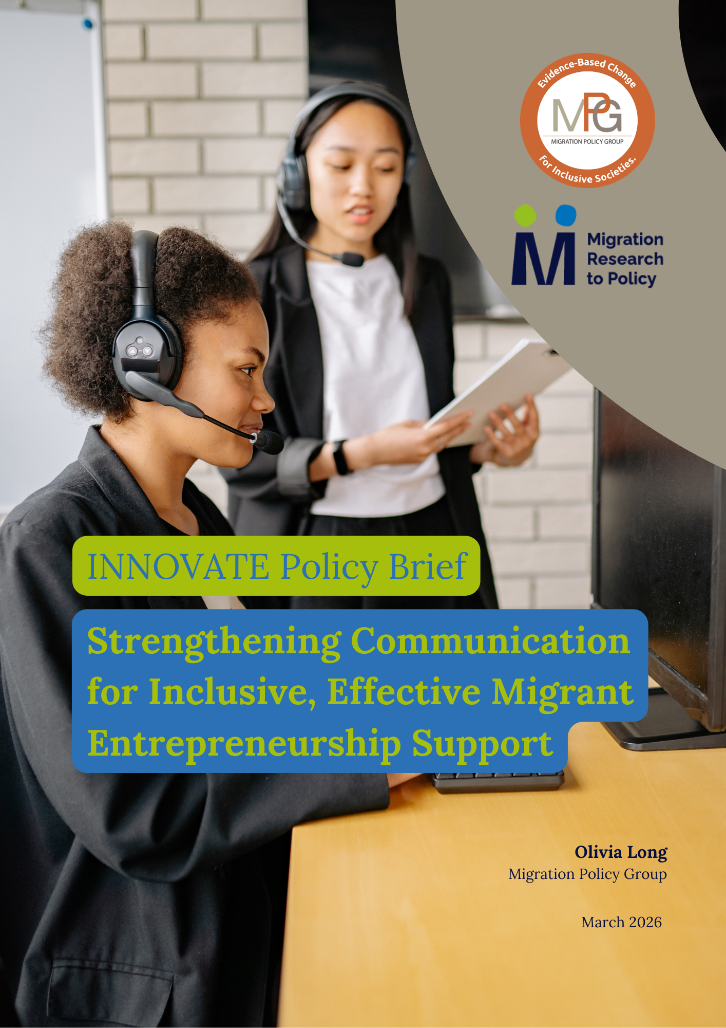 INNOVATE Policy Brief Strengthening Communication for Inclusive, Effective Migrant Entrepreneurship Support 2026