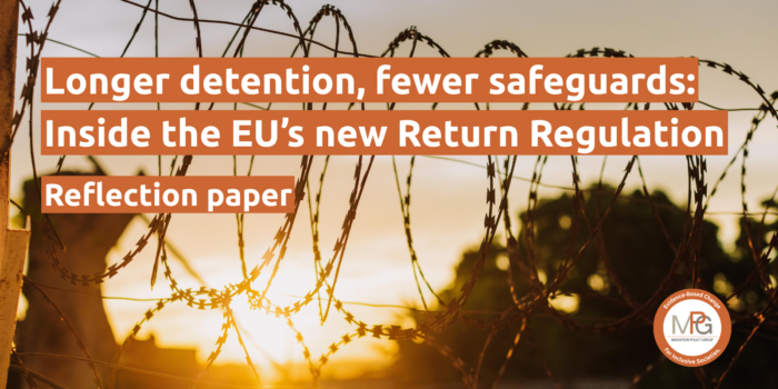 Reflection paper: Longer detention, fewer safeguards. Inside the EU’s new Return Regulation